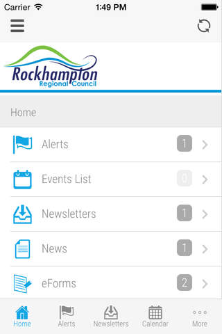 Rockhampton Regional Council - Skoolbag - náhled