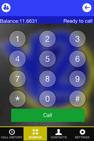 Y2call - náhled