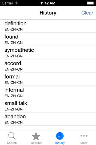 Chinese<>English Dictionary - náhled