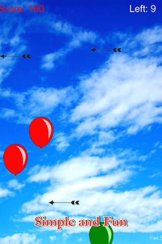 Aim And Shoot Balloon With Bow - No Bubble In The  - náhled