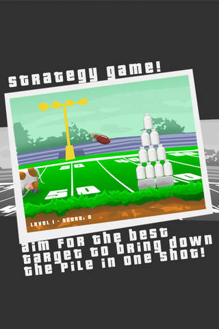 Football Toss Flick Can Knockdown - náhled