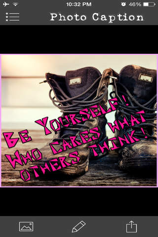 Photo Caption - Add text on pic using great fonts  - náhled