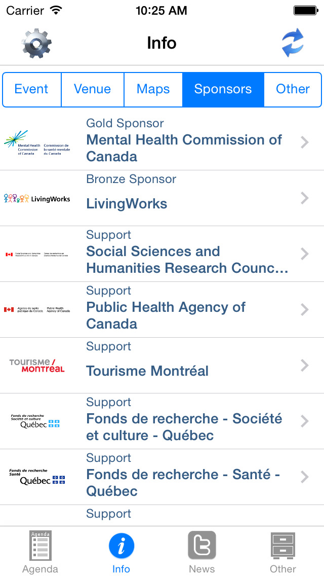 IASP Montreal 2015 screenshot 3
