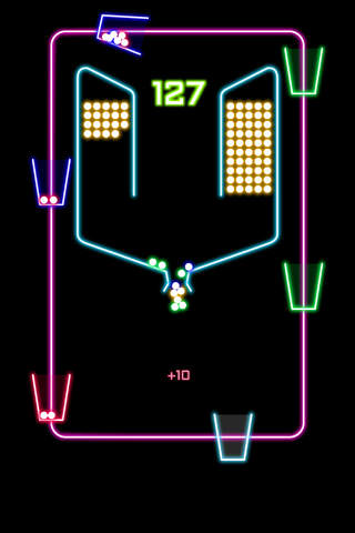 Rock Balls pour down into glowing cups with rock r - náhled
