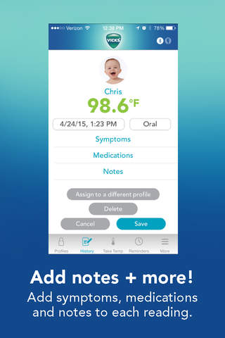 Vicks SmartTemp Thermometer - náhled