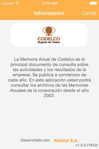 Memorias Codelco - náhled