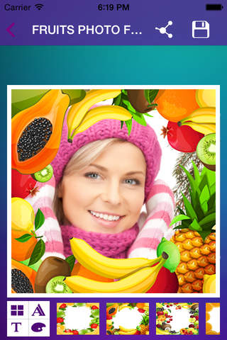 Fruits Photo Frames - náhled