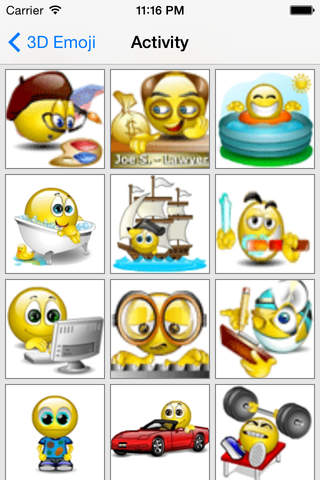 3DEmoji - Extra Emoji Free - náhled