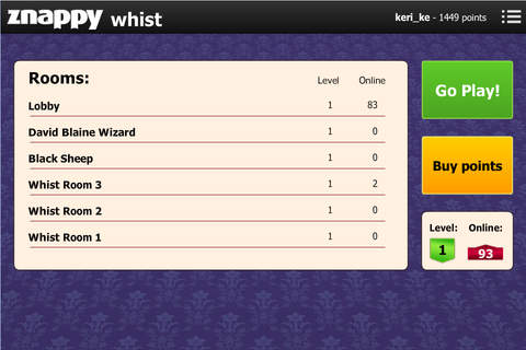 Whist Znappy - náhled