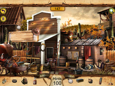 Hidden Objects:Hidden Object The Cow Boy - náhled