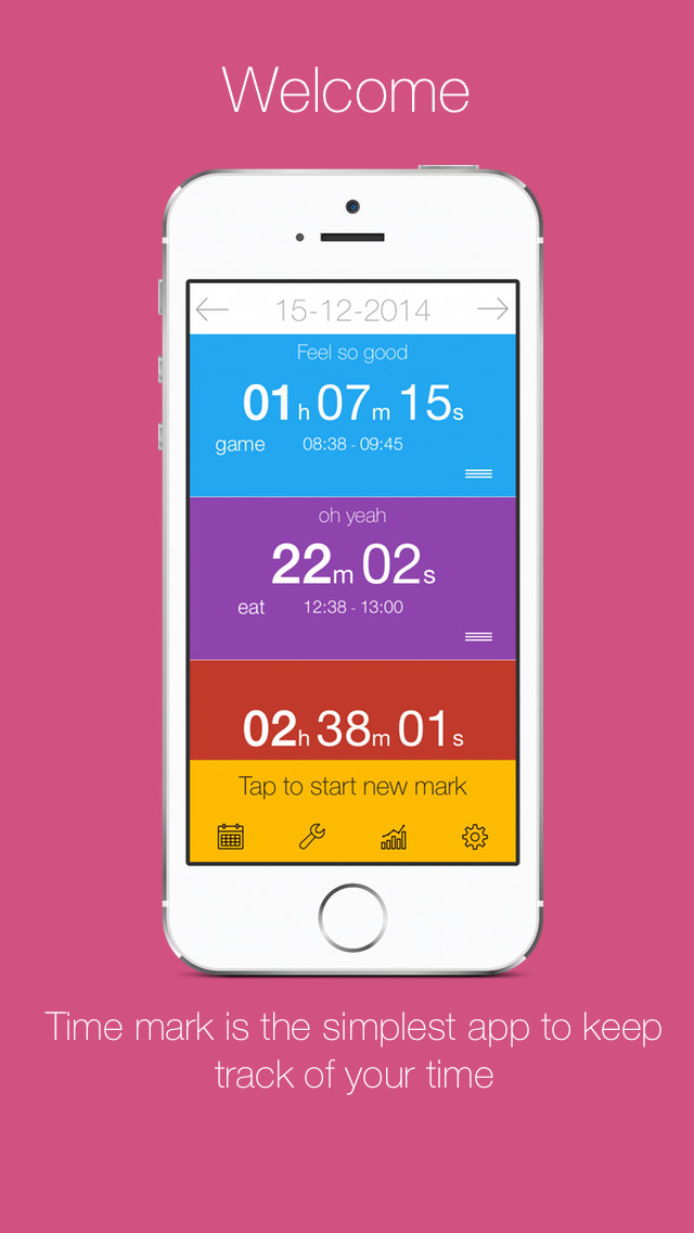 Time Mark - Beautiful Time Tracker With Insights screenshot 1