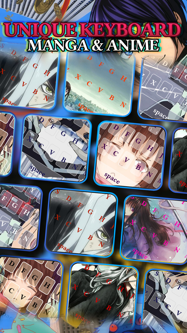 KeyCCM – Manga & Anime : Japanese Cartoon & Wallpaper Keyboard Themes For Noragami screenshot 1
