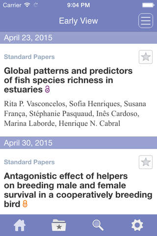 Journal of Animal Ecology - náhled