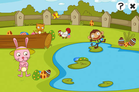 Active Easter Bunny Learning Game for Children - náhled