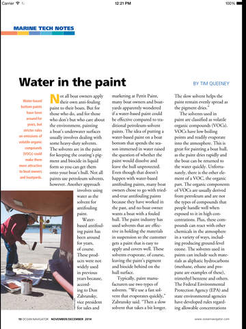 Ocean Navigator Magazine screenshot 10