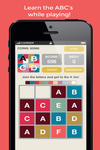 2048: ABC's Tile Puzzle Game Saga - náhled
