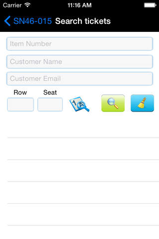 Ticket Scanner for Creation Entertainment - náhled
