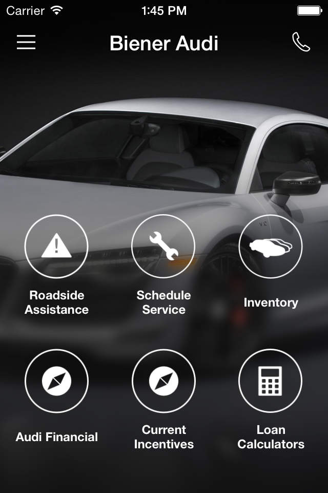 biener audi dealerapp