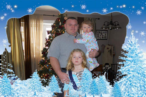 Snow Winter Photo Frames - náhled
