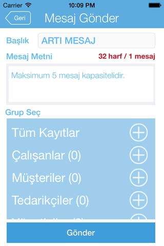 Artı Mesaj ® - náhled