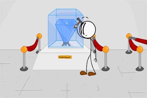 Stealing The Diamond - Stickman Edition - náhled