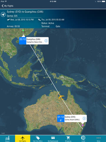 Sydney Airport (SYD) + Radar screenshot 6