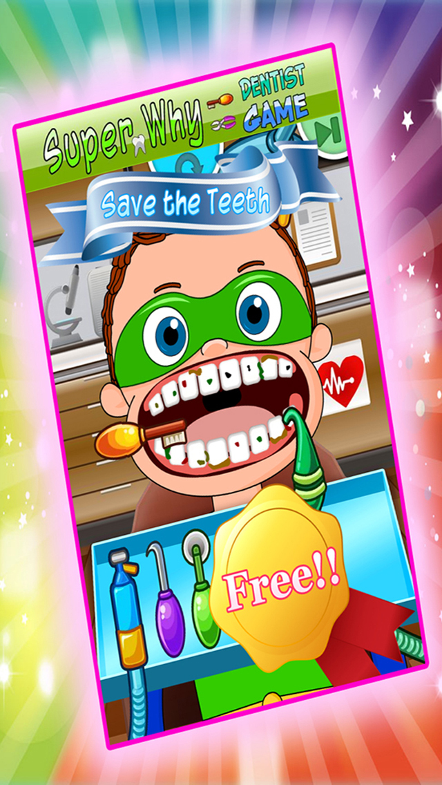 Doctor Dentist Game For Kids Super Why Version | Apps | 148Apps