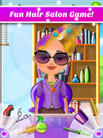 Hair Salon Makeover - Cut, Curl, Color, Style Hair - náhled