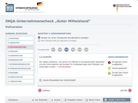 INQA-Unternehmenscheck - náhled