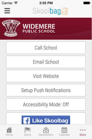 Widemere Public School - Skoolbag - náhled