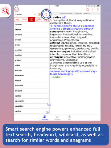 Merriam-Webster’s Collegiate Thesaurus screenshot 6
