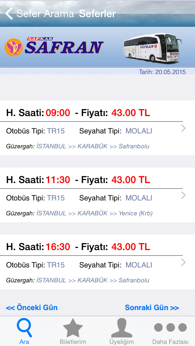 istanbul karabük otobüs bileti