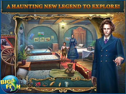 Haunted Legends: The Stone Guest HD - A Hidden Objects Detective Game (Full) screenshot 1