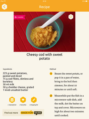 Baby weaning recipes, planners and guide - MadeForMums screenshot 8