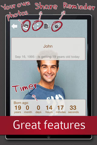 Birthday Reminder - Calendar and Countdown - náhled