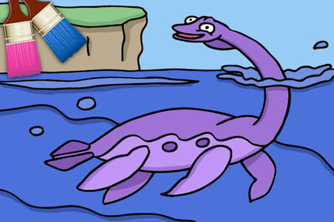 Colorear dinosaurios - juegos de dinos para pintar - náhled