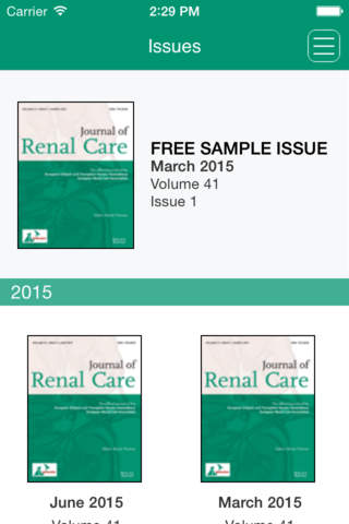 Journal of Renal Care - náhled