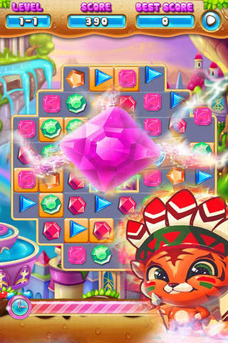 Jewels Match Deluxe: Hero Game Jem - náhled