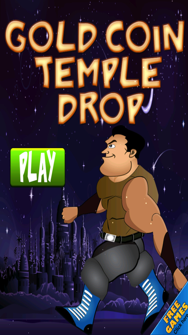 Free Gold Game Gold Coin Temple Drop screenshot 4