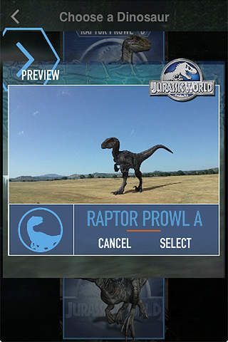 Jurassic World Mobile MovieMaker - náhled