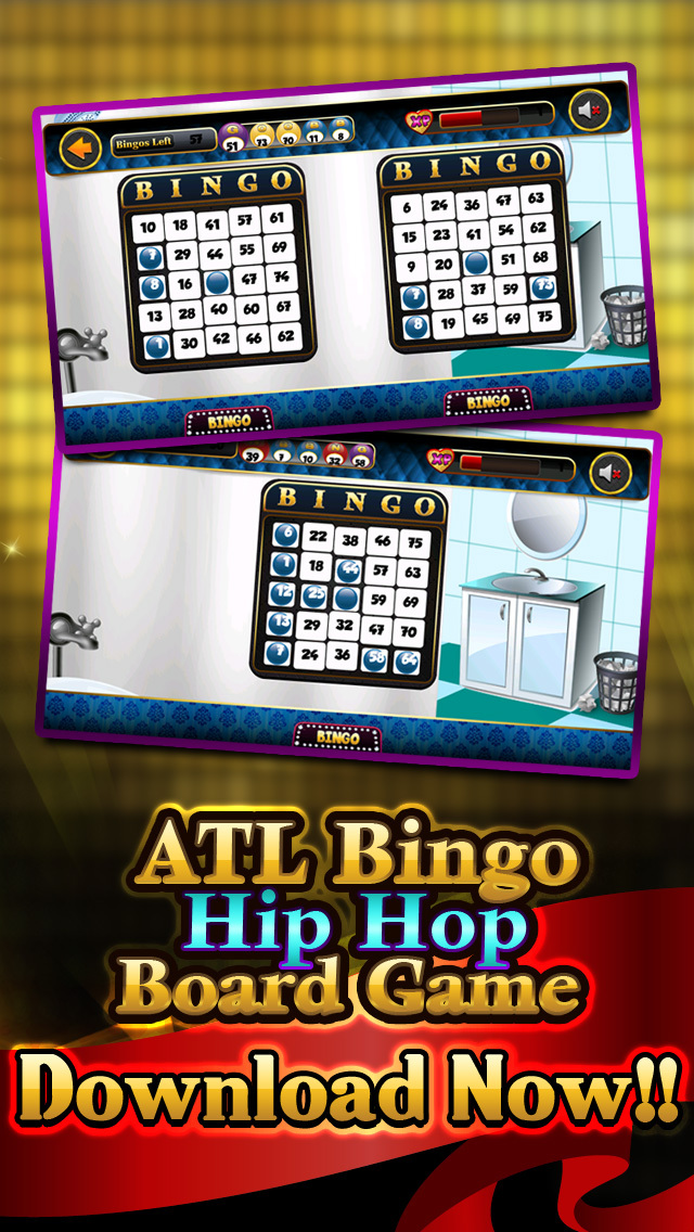 Bingo ATL Hip Hop Board Game FREE screenshot 1