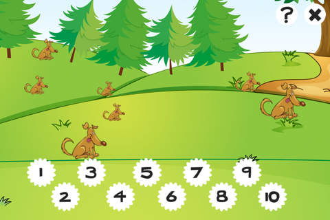 A Dog Counting Game for Children: Learn to count t - náhled