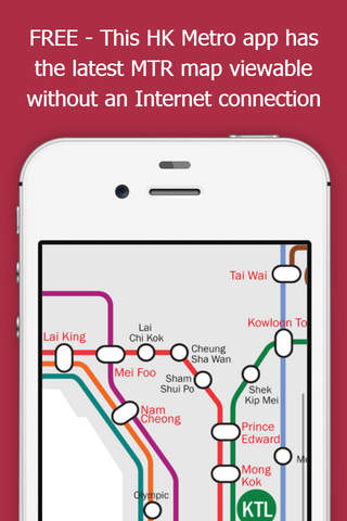 Hong Kong Metro Map - náhled