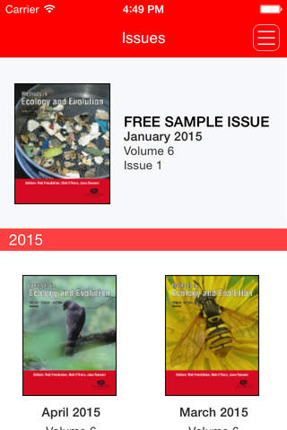 Methods in Ecology and Evolution - náhled
