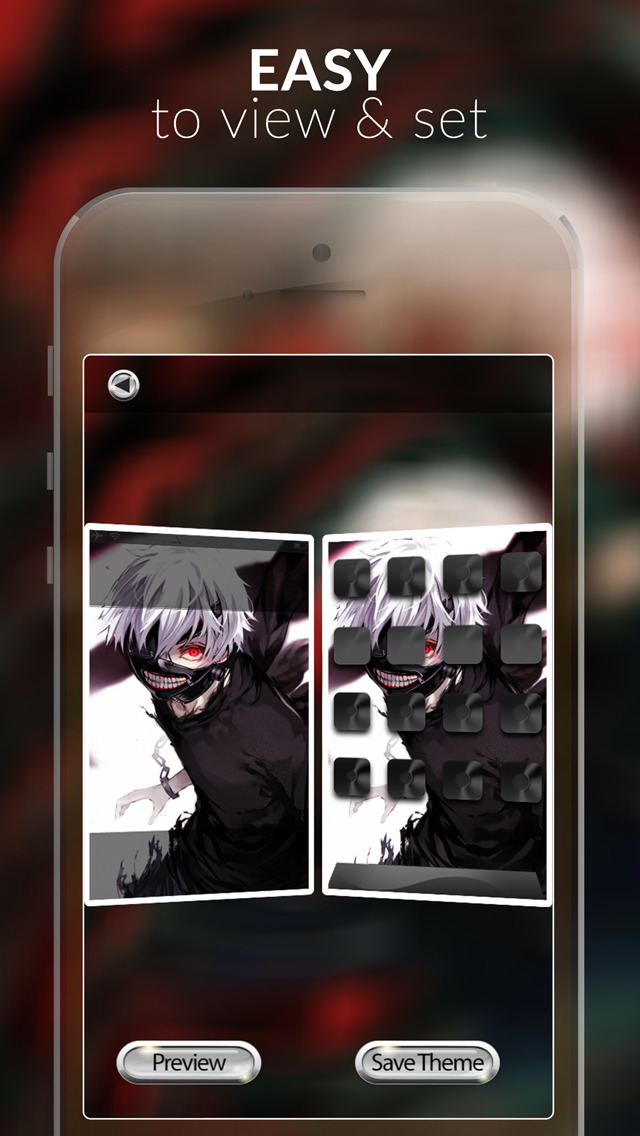 Manga & Anime Gallery - HD Retina Wallpaper Themes and Backgrounds in Tokyo Ghoul Collection Style screenshot 3