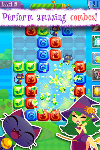 Magic Cats Journey - Arcade Match-3 Game - náhled
