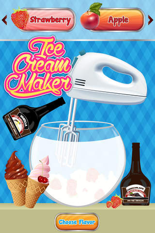Ice Cream Maker - Frozen ice cone parlour & crazy  - náhled