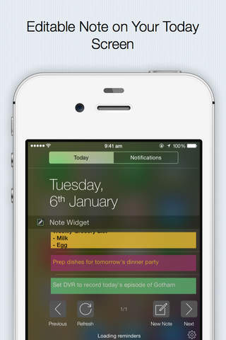 Note Widget - the fastest and most efficient way t - náhled