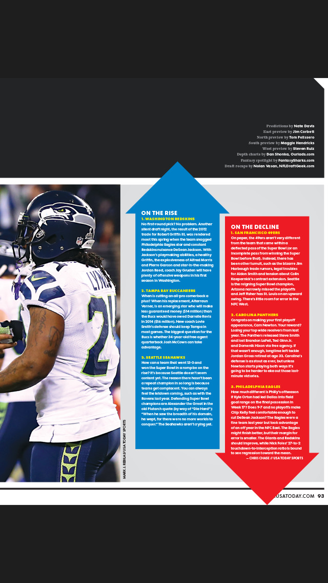 USA Today Sports 2014 NFL Preview screenshot 3