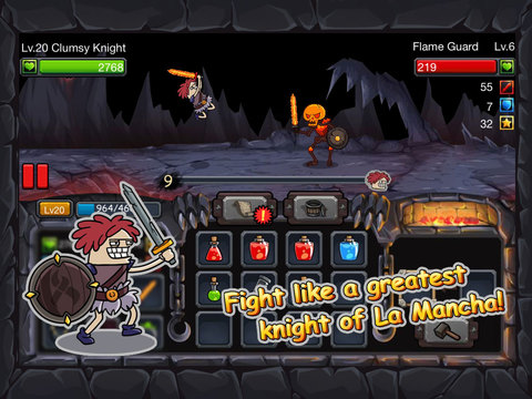Clumsy Knight vs. Skeletons R screenshot 7